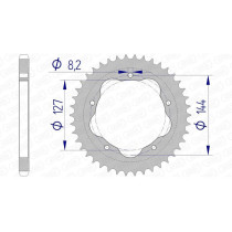 Couronne Alu AFAM 51608