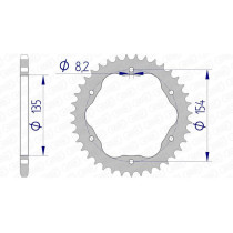 Couronne Alu AFAM 51804