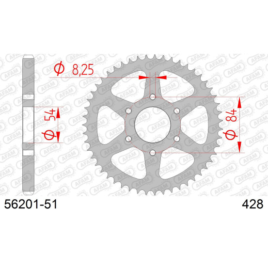 Couronne Acier AFAM 56201