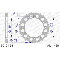 Couronne Alu AFAM 60101