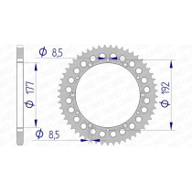 Couronne Alu AFAM 63300