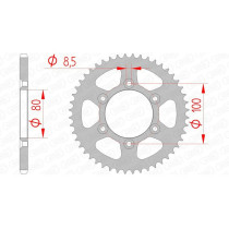 Couronne Acier AFAM 80103