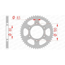 Couronne Acier AFAM 80105
