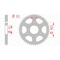 Couronne Acier AFAM 80200