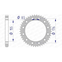 Couronne Alu AFAM 87601