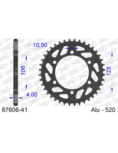 Couronne Alu AFAM 87606
