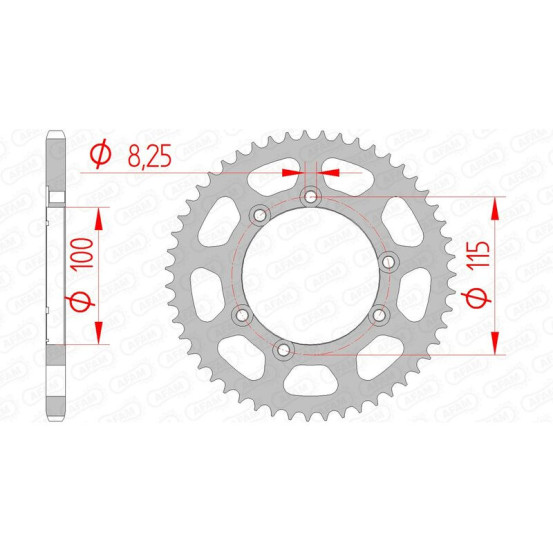 Couronne Acier AFAM 92115