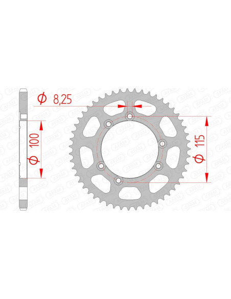 Couronne Acier AFAM 92115