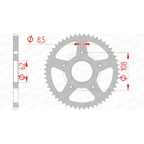 Couronne Acier AFAM 92122