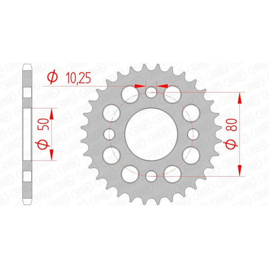 Couronne Acier AFAM 92127