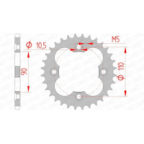 Couronne Acier AFAM 92324