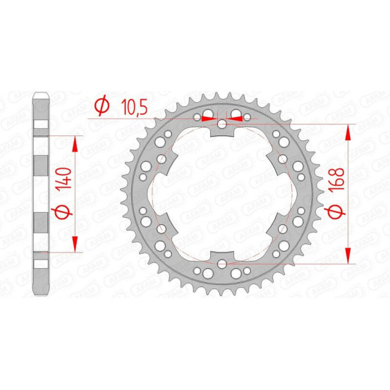 Couronne Acier AFAM 92635