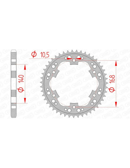 Couronne Acier AFAM 92635