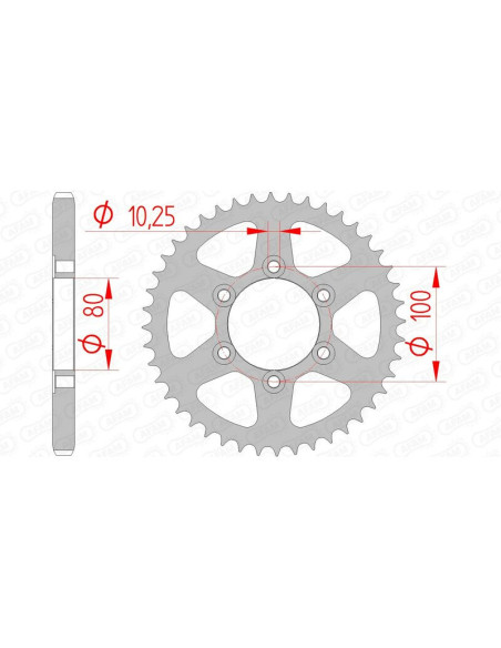 Couronne Acier AFAM 92666