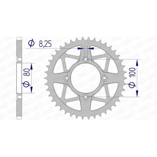 Couronne Alu AFAM 93320