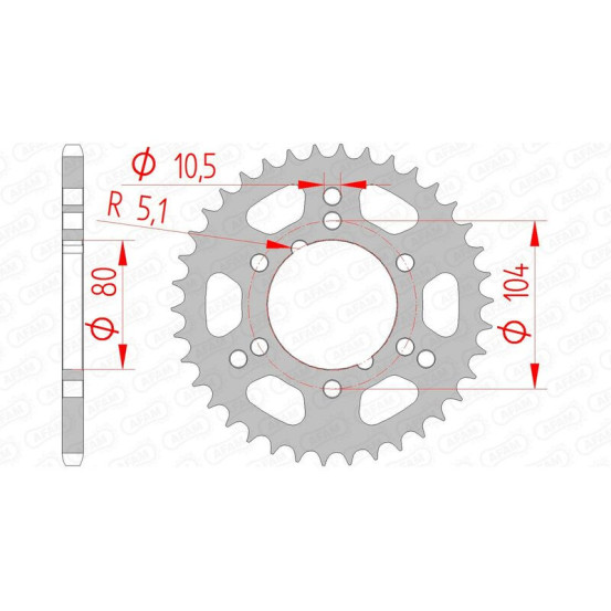 Couronne Acier AFAM 98300
