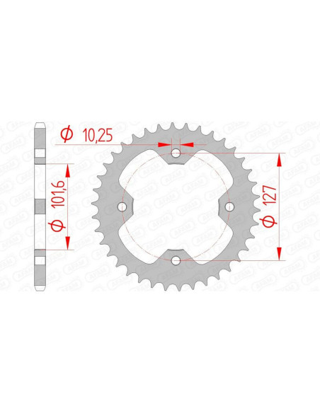 Couronne Acier AFAM 98500