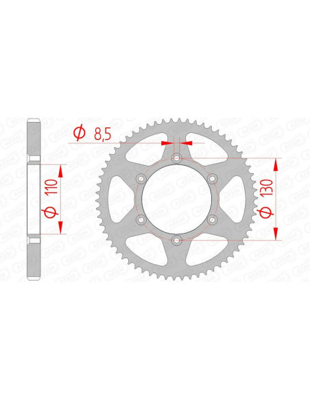 Couronne Acier AFAM 116100