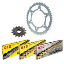 Kit chaine 530 Acier DID - SUZUKI 1250 GSX FA 2010-17 - Type de chaine au choix