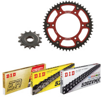 Kit chaine 520 Stealth DID-SUPERSPROX - HONDA 250 CR 1996-05 - 450 CRF RX 2017-22 - Type de chaine au choix