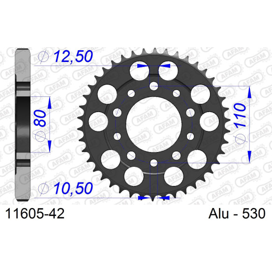 Couronne Alu AFAM 11605