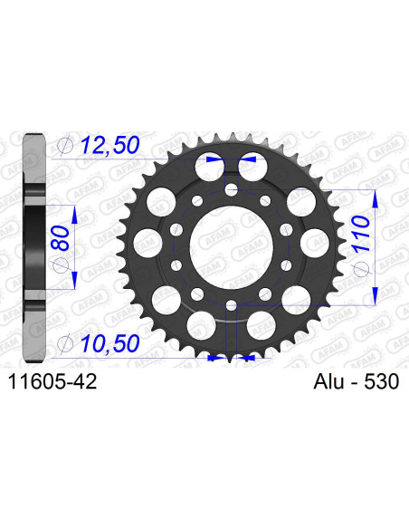 Couronne Alu AFAM 11605