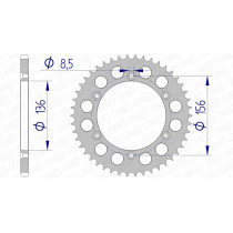 Couronne Alu AFAM 15206N