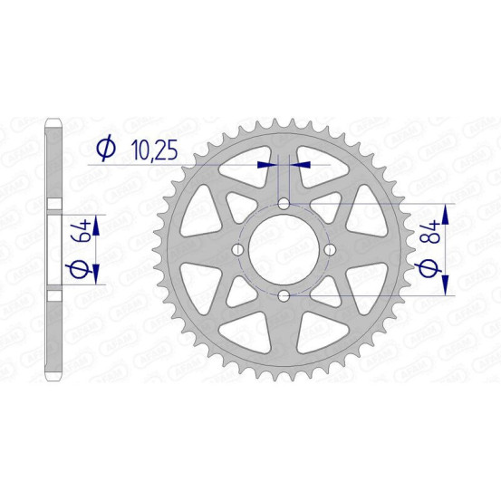 Couronne Alu AFAM 15310N