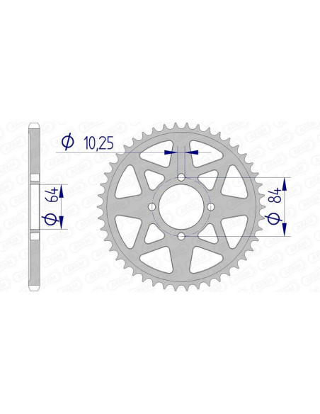 Couronne Alu AFAM 15310N
