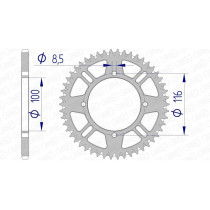 Couronne Alu Antiboue AFAM 17104AB