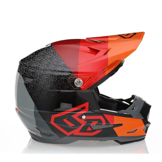 Casque cross enfant 6D ATR-2 -Target Jaune Fluo