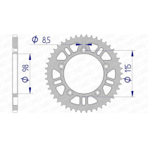 Couronne Alu AFAM 72101N