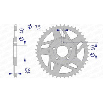 Couronne Alu AFAM 72103N