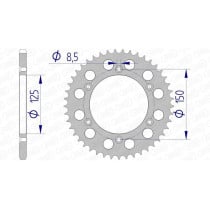 Couronne Alu AFAM 72304N