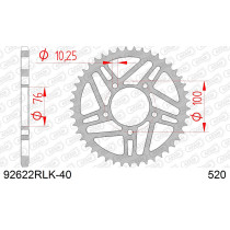 Couronne Acier AFAM 92622RLK