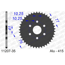 Couronne Alu AFAM 11207
