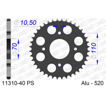 Couronne Alu AFAM 11310