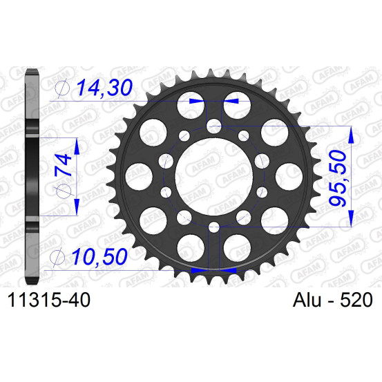 Couronne Alu AFAM 11315