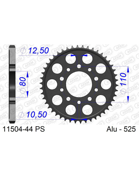 Couronne Alu AFAM 11504