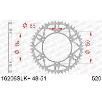 Couronne Acier Anti boue SLK AFAM 16206SLK Noir 2