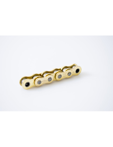 Chaine AFAM 520 MX6-K MX grand prix noire / acier - Nombre de maillons au choix