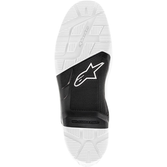 Semelles enduro pour bottes Alpinestars Tech 7 / Tech 3 - Noir Blanc