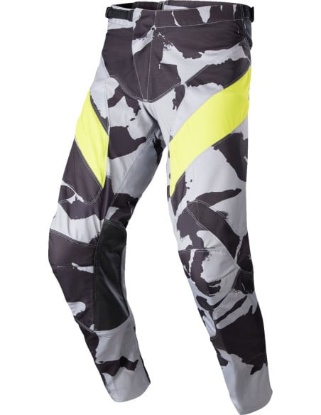 Pantalon cross Alpinestars 2023 Racer Tactical - Camo Jaune Fluo