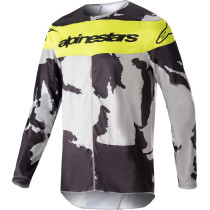 Maillot cross Alpinestars 2023 Racer Tactical - Camo Jaune Fluo