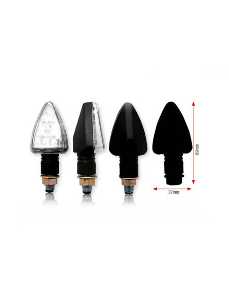 Paire de Clignotants universels TRILEDS