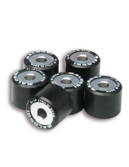 Jeu de 6 galets de variateur origine/Multivar MALOSSI 20x17mm