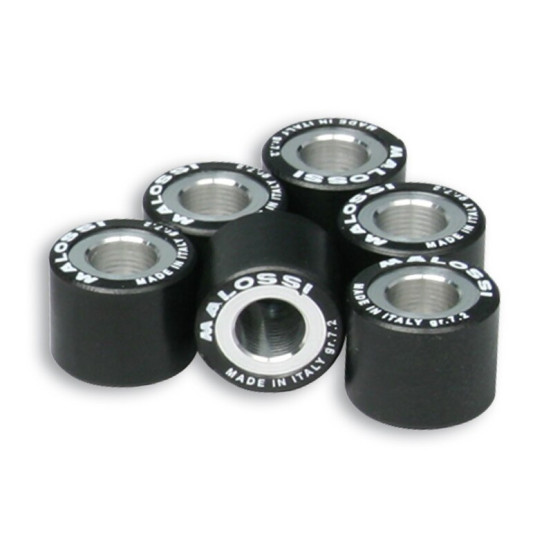 Jeu de 6 galets de variateur origine/Multivar MALOSSI 20x14,8mm