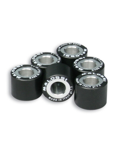 Jeu de 6 galets de variateur origine/Multivar MALOSSI 20x14,8mm