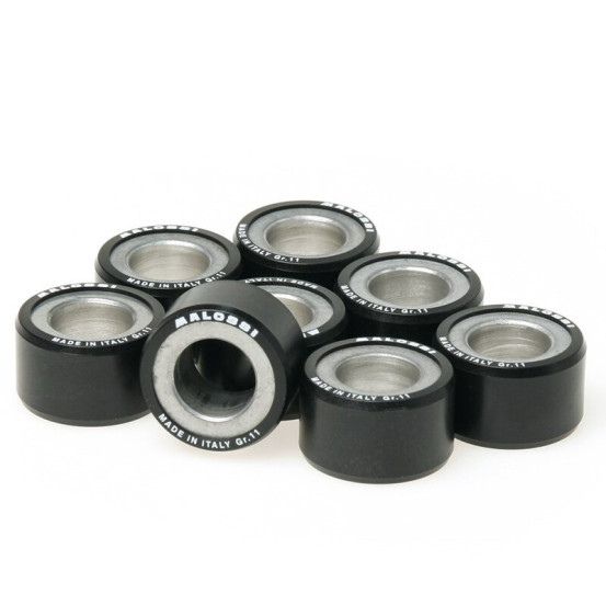 Jeu de 8 galets de variateur origine/Multivar MALOSSI 25x14,9mm