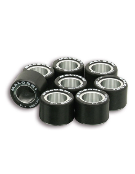 Jeu de 8 galets de variateur origine/Multivar MALOSSI 25x19mm